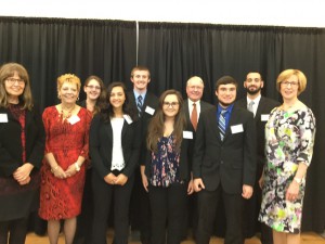 MA State Auditor Bump with Nichols Accounting students and faculty