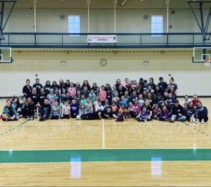 Group photo of the participants and volunteers from the NGWSD Play for a Day.